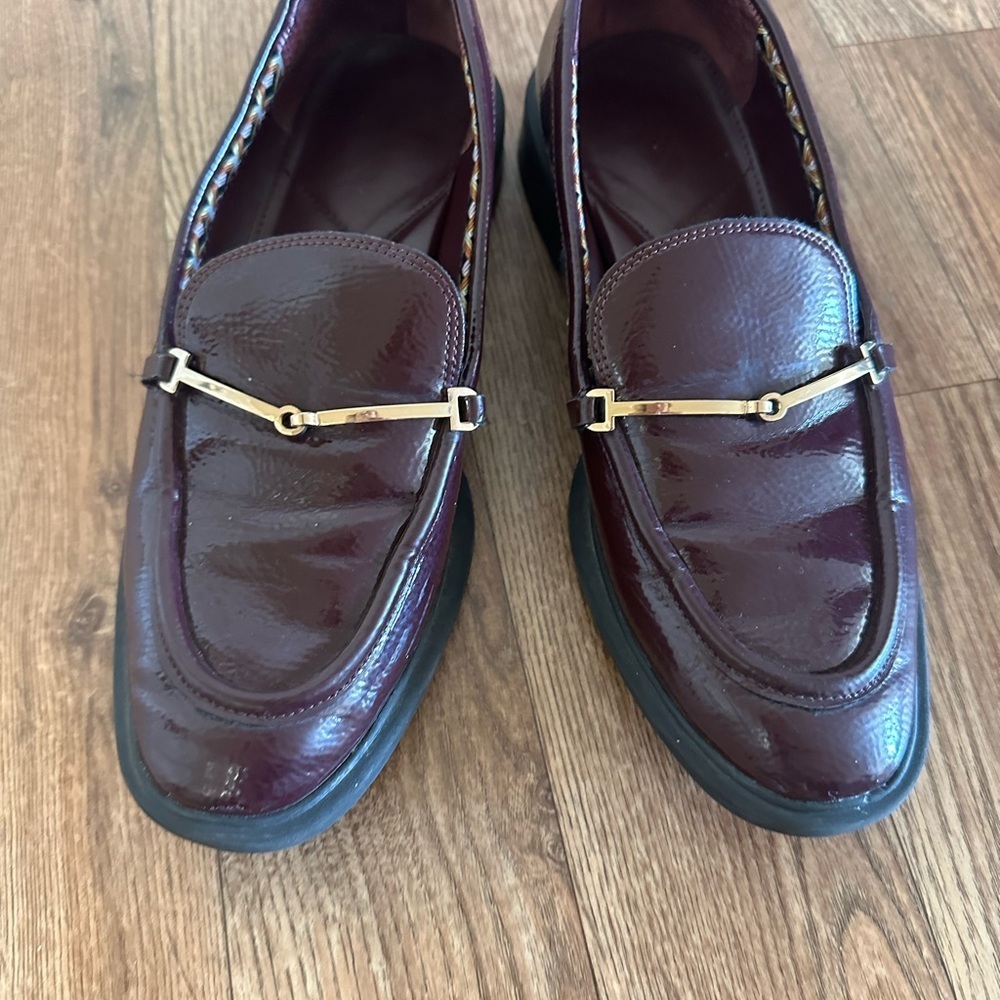 SARTO By Franco Sarto Burgundy Loafers - Picture 3 of 6